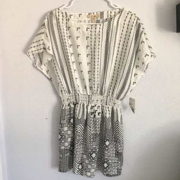 FOREVER 21 aztec print tunic top elasticated waist - Picture 3 of 6